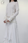 Marc le bihan round neck T -shirt 2897 white